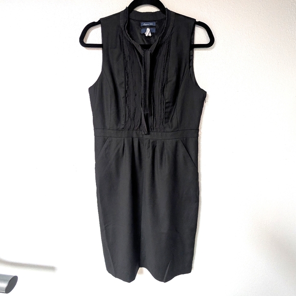 J. Crew Super 120's Wool Tuxedo Dress - Picture 1 of 4